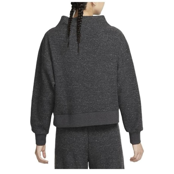 Nike Therma Fit Women’s Mock Neck Training Top 'Grey' Size Medium - Picture 2 of 11